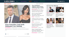 Desktop Screenshot of latintimes.com